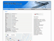 Tablet Screenshot of profis.projektanti.sk